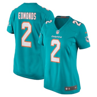 womens nike chase edmonds aqua miami dolphins game jersey_pi